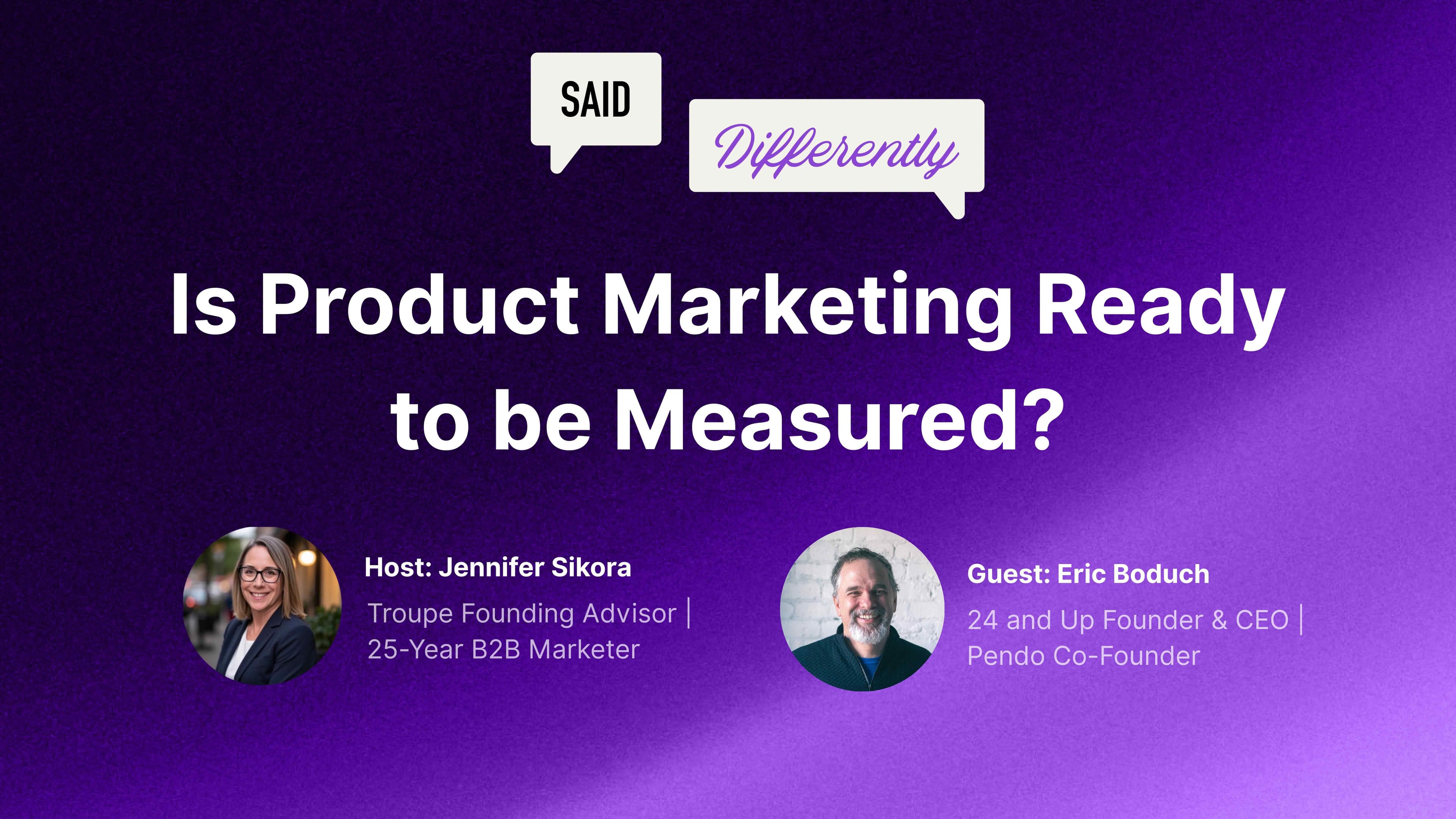 Focus on metrics and KPIs for Product Marketing
